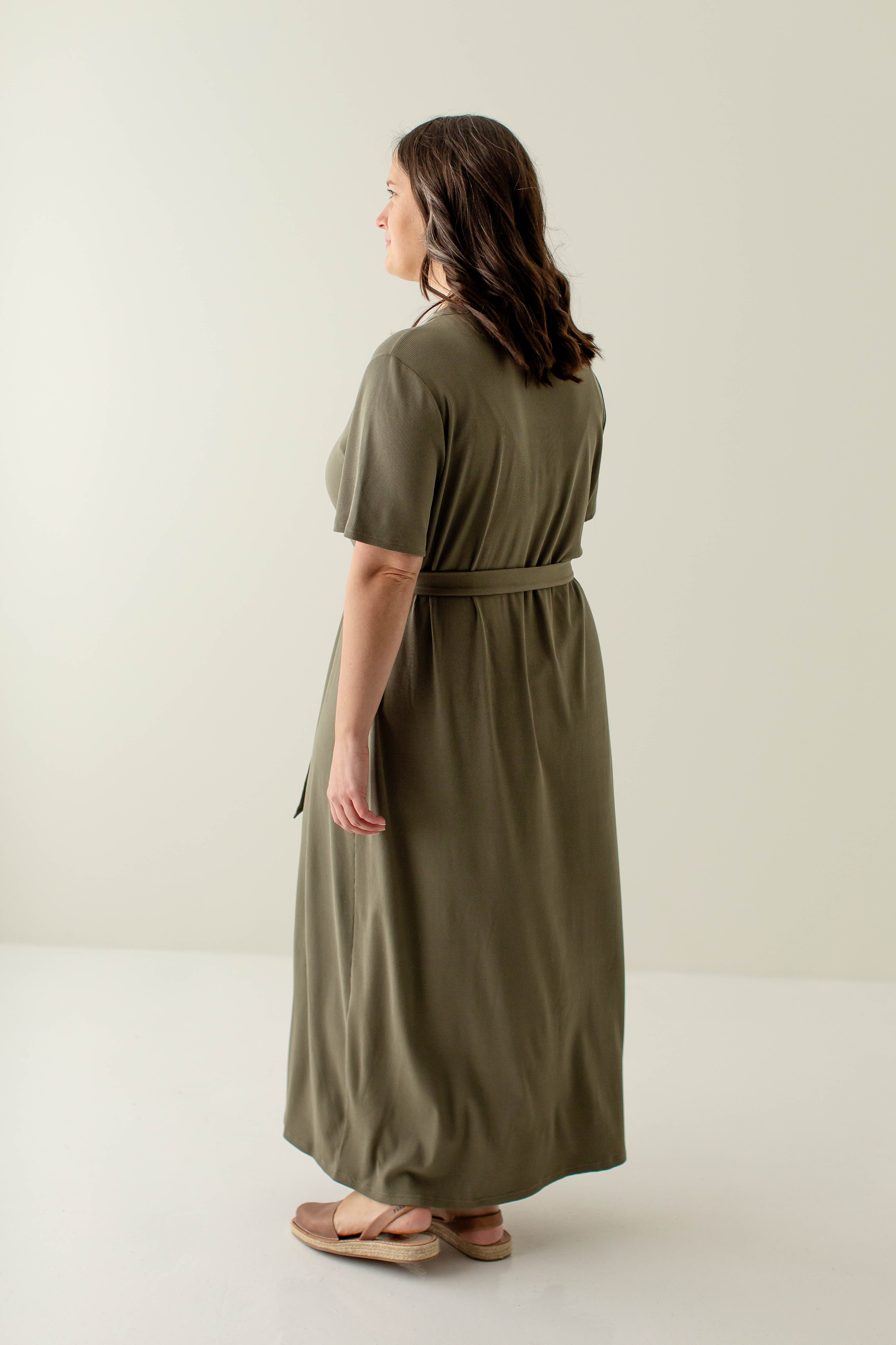 'Katelyn' Ribbed Knit Maxi Dress